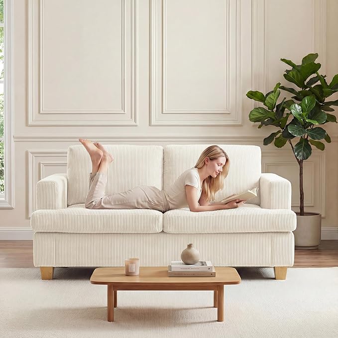 Apicizon Modern 63" Loveseat Sofa Couch - Image 6