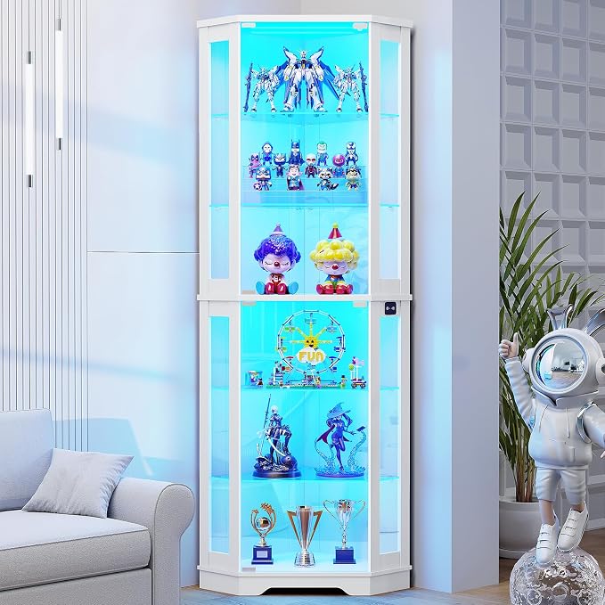 BROTTAR 71" Corner Display Cabinet by BROTTAR