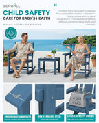 SERWALL Outdoor Rocking Chairs Set of 2 - Image 5