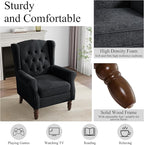 Mid-Century Modern Wingback Chair - Image 4