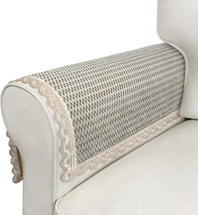 Velvet Couch Arm Covers by Becoolifer