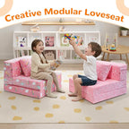 MeMoreCool Glow Pink Unicorn Tri-fold Sofa Bed - Image 6