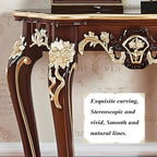 Vintage French Console Table, Wood Entryway Table - Image 4
