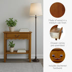 Leick Home Wave Console Table, Solid Wood, - Image 6