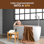 Bamboo Shower Bench - Image 2
