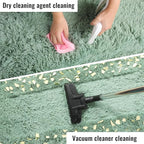 PAGISOFE Sage Green Rugs for Living Room, 5x7 Ft Shaggy Rug Plush Fuzzy Carpet - Image 8