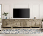 WAMPAT Farmhouse TV Stand for 85 inch TV by WAMPAT