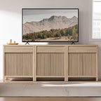 SICOTAS 58" Large Fluted Buffet Cabinet - Image 8