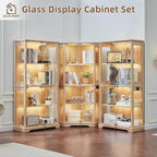 LELELINKY Farmhouse Display Cabinet - Image 9