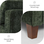 Luxury Oversized Accent Chair, 40.9" Upholstered Comfy Piping Single Armchairs - Image 7