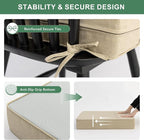 Summsun Outdoor Chair Cushions 19 x 19 Inch, Faux Linen Patio Furniture Cushions - Image 4