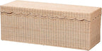 Bali & pari Damita Scallop Natural Rattan Chest - Image 2