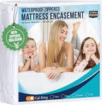Utopia Bedding Mattress Protector Zippered California King Size, 100% by UTOPIABEDDING