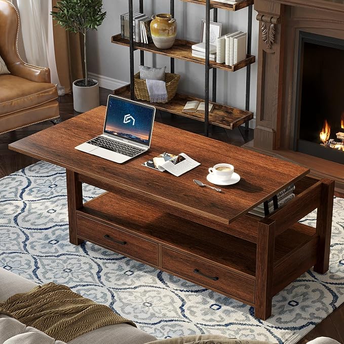 Rolanstar Coffee Table, Lift Top Coffee Table - Image 2