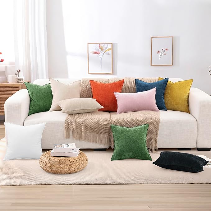 decorUhome Summer Couch Throw Pillow Covers 12x20 Set of 2, Decorative Soft - Image 8