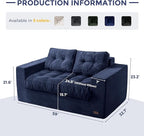 MAXYOYO Loveseat Sofa Couch, Upholstered Bean Bag Chair Cloud 2-Seat - Image 2