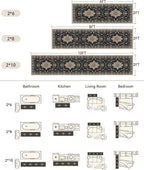 RELEANY Area Rugs 2'x8' Runner Rug Non Slip Washable - Image 2