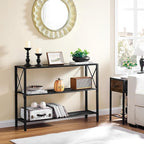 Hoctieon Industrial Console Table, 3 Tier Entryway Table, Hallway Table - Image 8