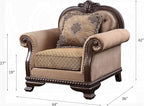4PS Traditional Collection Living Room Set Formal Luxury Sofa Set Includes Sofa - Image 8