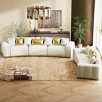 Oversized Velvet Chesterfield Couch - Image 9