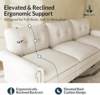 HERA'S HOUSE 2 Pieces Modular Sectional Sofa Sets, Oversized Couch Set - Image 9