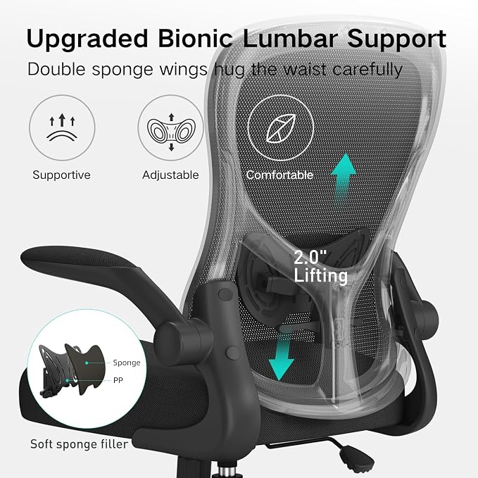 Hbada Office Chair Ergonomic Desk Chair, Office Chairs - Image 7