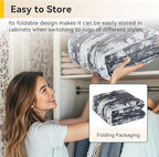 RELEANY Washable Area Rugs 3'x5' Non-Slip Modern Abstract Soft - Image 8