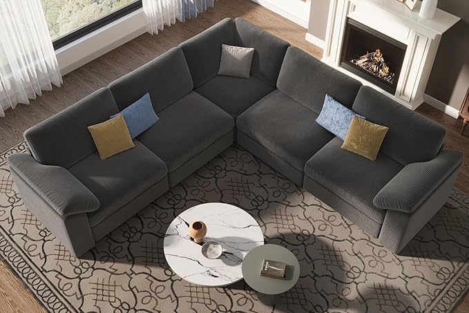 EASE MOOSE Oversized Modular Sectional Sofa, Extra Large L Shape Sectional - Image 3