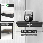 Fun Memories Floating Shelves 40 Inch Long, 9.3 Inch Deep Classic Crown Molding - Image 4
