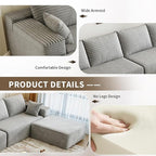 135.4" Cloud Modular Sectional Sofa - Image 8