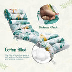 2 Pack Outdoor Chaise Lounge Chair Cushion 75.1 x 22.8 x 4.7 Inches 100% - Image 6