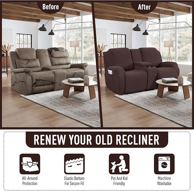 TAOCOCO Loveseat Recliner Cover - Image 4