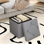 Storage Ottoman Footrest Stool Small Ottoman - Image 8