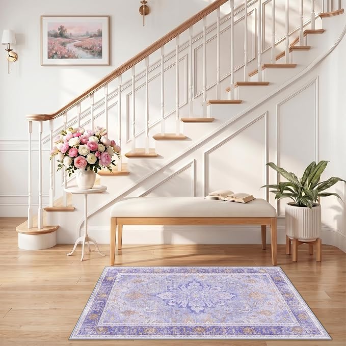 RELEANY Area Rugs 2'6"x4' Kitchen Rugs Entry Rug Small Rugs - Image 2