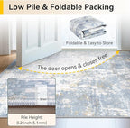 RELEANY Washable Area Rugs 6'x9' Non-Slip Modern Abstract Soft - Image 8
