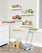 Harwaya Scalloped Nursery Floating Shelves - Image 6