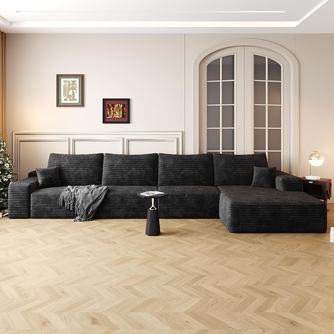 136" Sectional Couches for Living Room Cloud Couch Sofa - Image 7