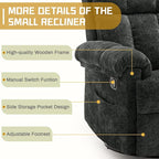 Korser Recliner Chair, Swivel Rocker Recliner Chair - Image 6