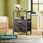 Huuger Nightstands Set of 2, End Tables - Image 6