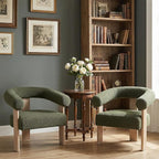 VKNOW Accent Chair Living Room Chairs Set of 2, Modern Upholstered Arm Chair by VKNOW