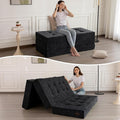 MAXYOYO 6" Folding Sofa Bed for Floor, Tufted Tri-Fold Floor Mattress by MAXYOYO