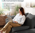 LINSY HOME Sectional Loveseat Sofa - Image 3