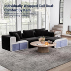 Avenco 141” U-Shaped Modular Sectional Couch Sofa - Image 4