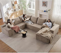 Cloud Sectional Couch with L-Shape Chaise, Modern Modular Comfy Sofa with Deep by Lakifun