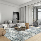 4x6 Area Rugs Washable Rug: Modern Abstract Living Room Rug Soft Anti-Skid Thin - Image 3