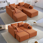 125" Oversized Sectional Couches - Image 5