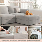 EASE MOOSE Oversized Modular Sectional Sofa, Extra Large U Shape Sectional - Image 6