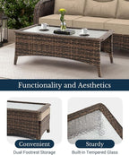 HILLGA Luxury High Back Patio Furniture Set - Image 7