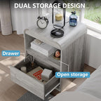 4 Pcs Bedroom Set, Dresser and Nightstand Sets, Modern Wooden Tall 6 Drawer - Image 6