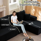 135" Cloud Sectional Couch - Image 5